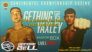 Kieran Gething vs Sion Yaxley: Final Press Conference LIVE