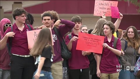School walks out to protest dont say gay bill