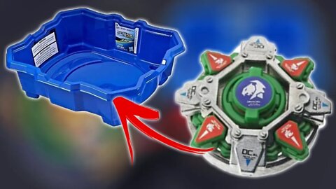 BEYBLADE HMS em SLINGSHOCK? | Bakuten Shoot Beyblade | Testando Beys Clássicos na Arena da Hasbro