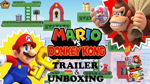 Nintendo Switch Mario Vs Donkey Kong Trailer & Unboxing (GamesWorth)