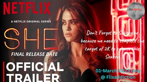 SHE - Official Trailer 2023 | A Journey of Identity and Empowerment | Flix Addiction | Latest Series