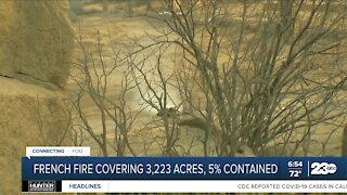 French Fire continues to grow, 5% contained