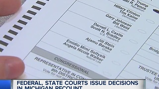 Dueling rulings confuse recount