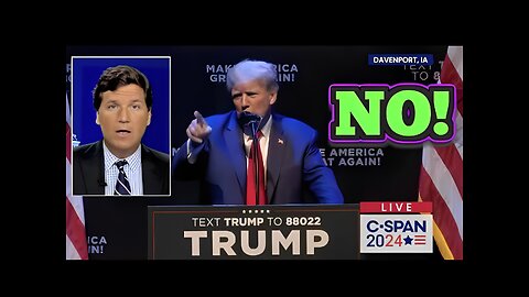 TUCKER CARLSON SENT TRUMP A LETTER. THIS WAS TRUMP'S REPLY