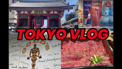TOKYO VLOG | A5 WAGYU | GOLDS GYM HQ WORKOUT IN JAPAN