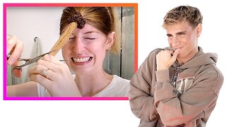 Hairdresser Reacts To People Following My Butterfly Cut Tutorial