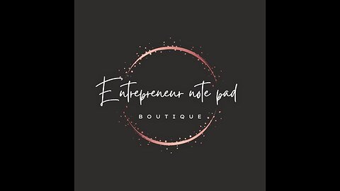 Entrepreneur note pad