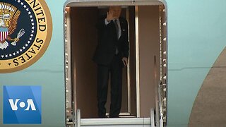 US President Joe Biden Leaves for Israel Trip _ VOA News