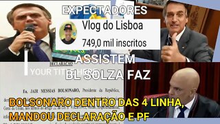 BOLSONARO NAS 4 LINHAS PAU... , CHICO DÁ EM FRANCISCO.