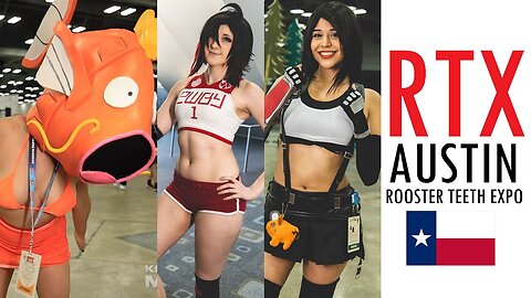 THIS IS ROOSTER TEETH RTX AUSTIN TEXAS ANIME COMIC CON 2023 BEST COSPLAY MUSIC VIDEO BEST COSTUME