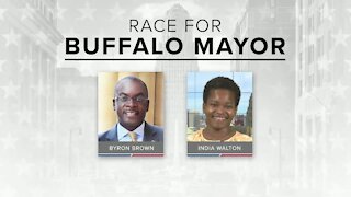 Buffalo Mayoral candidates India Walton and Byron Brown lead rallies to launch early voting
