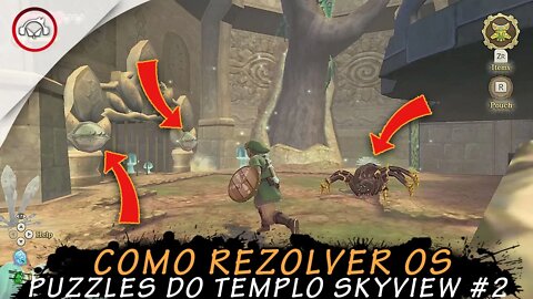 The Legend Of Zelda: Skyward Sword HD, Como REZOLVER os puzzles do TEMPLO SKYVIEW | super dica #2