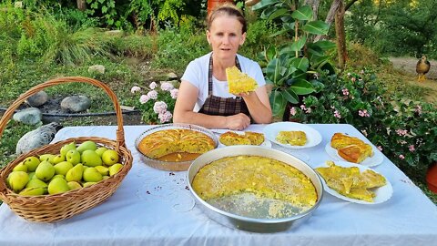 Lakrori Dietik me Kungull, dhe nje Kek me Dardha qe shkrihet ne Goje. Time to harvest Pears!