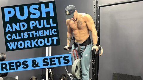 WEIGHTED CALISTHENICS RAW TRAINING CLIPS | 5 SETS OF 8 REPS