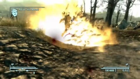 Blowing up Jericho - Fallout 3 Game Clip