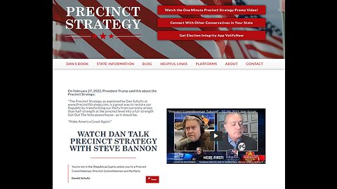 Precinct Strategy What to Do, Why, & Where to Learn. Dan Schultz April 26 2023