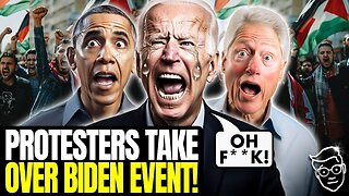 CHAOS: BIDEN, CLINTON & OBAMA SCREAMED OUT OF EVENT ON LIVE TV BY DEMOCRAT MOB! 'WAR CRIMINALS' 🚨