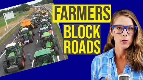 Dutch farmers fed up! Block highways in protest of manure crack down