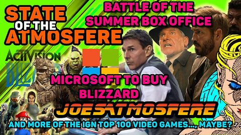 State of the Atmosfere Live! Summer Box Office, Microsoft to buy Blizzard & IGN Top 100…, Maybe