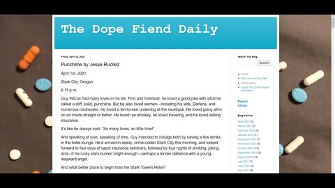 "Punchline" Has Been Published @ The Dope Fiend Daily!
