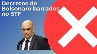 Moraes pauta ações sobre decretos de Bolsonaro