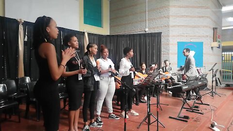 SOUTH AFRICA - Cape Town - Sekunjalo Delft Music Academy in concert at the Rosendaal High School in Delft. (Video) (BFr)