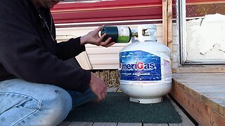 How I refill Green propane cans