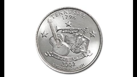 Tennessee Quarter Coin Ring