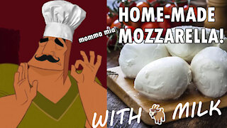 Making Home-Made Mozzarella!