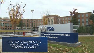 FDA warns not to cook chicken in NyQuil