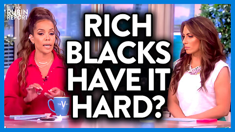 'The View's' Sunny Hostin Gives Her Insulting Opinion on Poor White People | DM CLIPS | Rubin Report