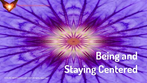 Being and Staying Centered (Energy/Frequency Meditation Music)