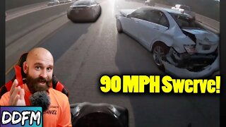 If You Ride Like This, PLEASE STOP! (Motorcycle Swerve Close Call)