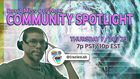 Don’t Miss our next Mandela Effect Community Spotlight featuring Lee aka @crazieslab!