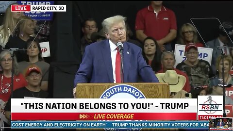 President Trump's September 8th 2023 South Dakota Rally | President Trump Displays His Passion for America While Discussing the Great Reset Caused Decline of America
