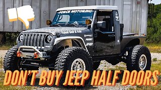 3 Reasons why JEEP HALF DOORS ARE TERRIBLE!