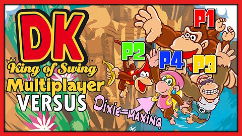 Donkey Kong (DK) King of Swing 4P Multiplayer Versus Mode