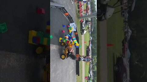 Monster Lego Smash at Iola Car Show