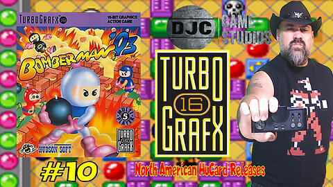 TURBOGRAFX 16 - North American Hucard Releases #10 "BOMBERMAN 93"