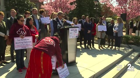 Advocates rally in Annapolis for the 'Family Prosperity Act'