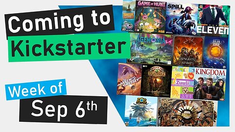 📅Kickstarter Boardgames | Agemonia, Solar Sphere, Eleven, Tournament Fishing, The SPILL