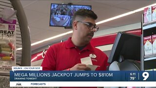 Mega Millions jackpot jumps to $810 Million
