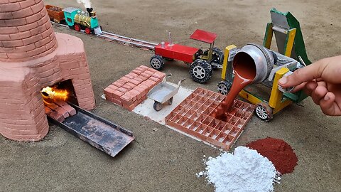 Top diy tractor the most creatives mini rustic making miniature for water pump | concrete bridge