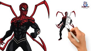 How To Draw The Superior Spider-Man Marvel - Tutorial