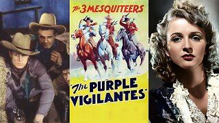 THE PURPLE VIGILANTES (1938) Robert Livingston, Ray Corrigan & Joan Barclay | Western | B&W