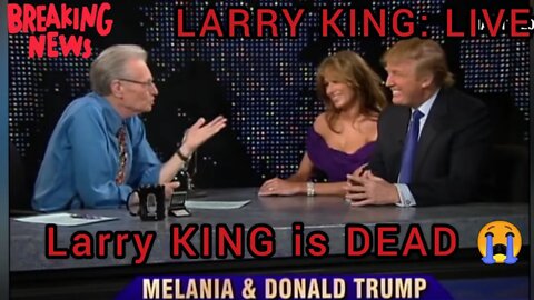 LARRY KING: Dead at 87 TRIBUTE 1/23/21 a Broadcast Legend and SEX Symbol of The Century R.I.P.