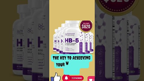 "Struggling to Lose Weight? Discover How HORMONAL HARMONY HB-5 Could Help!"