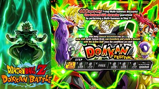 DBZ Dokkan Battle: LR Dokkan Fest Super Saiyan Broly Banner Summons