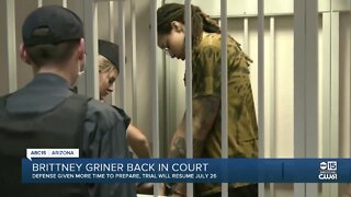 Brittney Griner trial to resume July 26