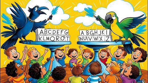 Exciting Alphabet Adventure with Polly & Crow! Learn ABCs with Fun and Laughter!"
